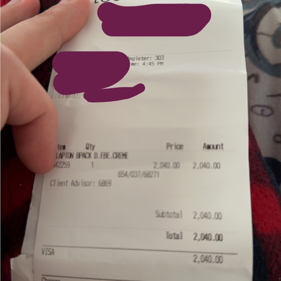 Louis Vuitton Clapton Damier Ebene Backpack - Picture 6 of 6